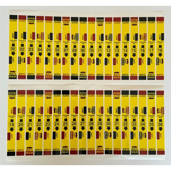 Replacement stickers for EASY READ BOARDS