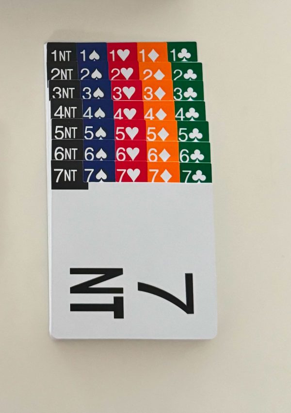 PVC Replacement Bidding Cards - Boxed Set - Image 3