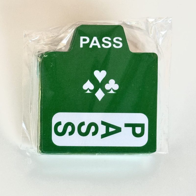 Replacement Bidding Cards - "Pass" Card - Pack of 50