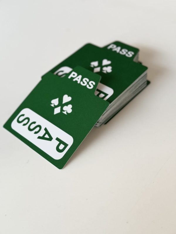 Replacement Bidding Cards - "Pass" Card - Pack of 50 - Image 3