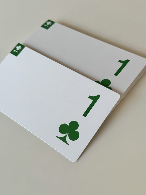 Replacement Bidding Cards - "1 Club" Card - Pack of 50 - Image 2